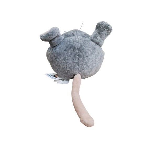 RARE Jellycat Tiny Ping Pong Mouse Mini Doormouse Plush Gray Pink Tail 2" - Picture 13 of 16